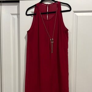 by & by Vibrant Red Mini Dress